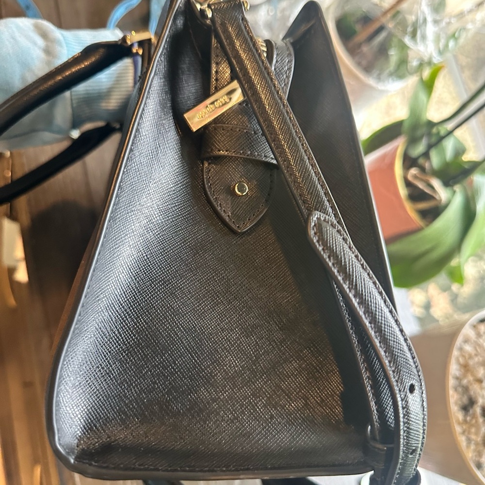 Kate Spade Black Leather Tote Bag - Picture 2 of 8